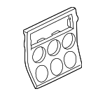 51162491392 - : Radio Trim for BMW: Z3 Image