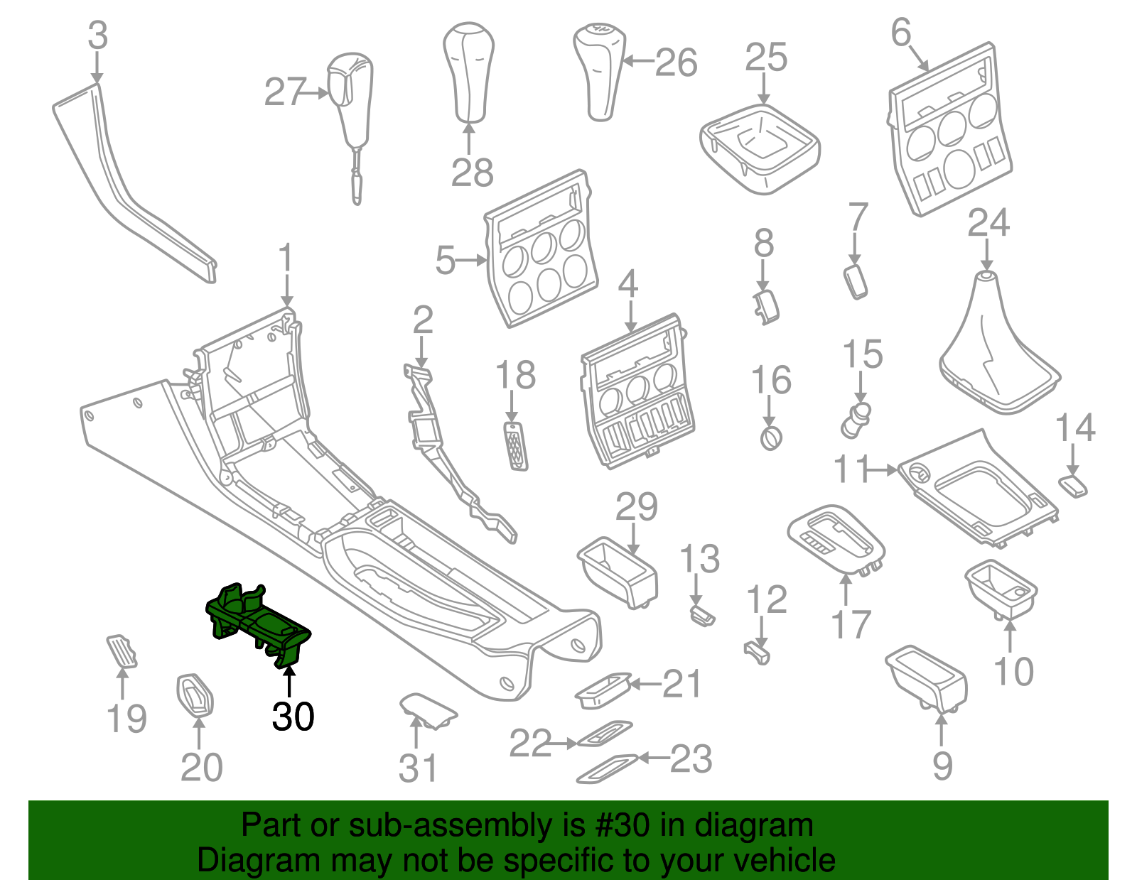 51168398250 - 1996-1999 BMW Z3 Cup Holder (51-16-8-398-250