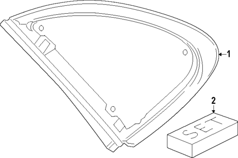 Glass & Hardware for 2024 Porsche Cayenne #0