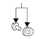 52107036895 - Body: Adjust Knob for Mini: Cooper Image
