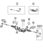 68526096AA - : Rack And Pinion Gear for Mopar Image