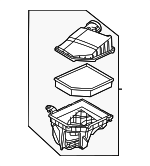 31474901 - Engine: Air Cleaner Assembly for Volvo: S60, S90, V90 Cross Country, XC90 Image