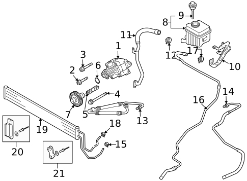 Pump & Hoses for 2010 Audi Q7 #0