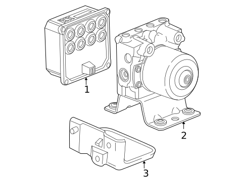 ABS Components for 2009 Pontiac G6 #0