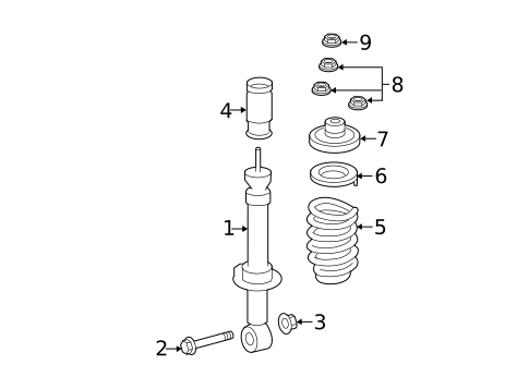 Shocks & Components for 2015 Ford Expedition #0