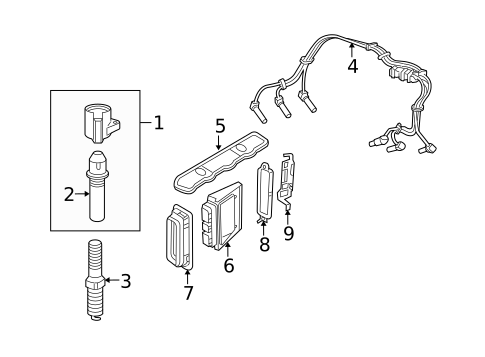 Hardware, Fasteners & Fittings for 2005 Lincoln Aviator #0