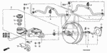 46407SAA003 - Chassis: CLAMP, TUBE for Honda Image