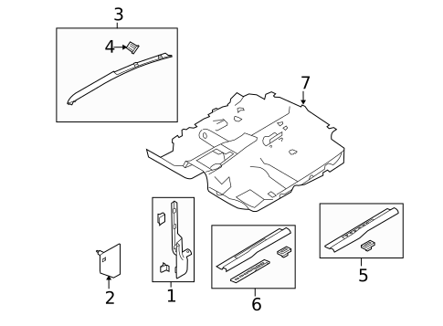 Interior Trim - Pillars for 2012 Ford Mustang #0