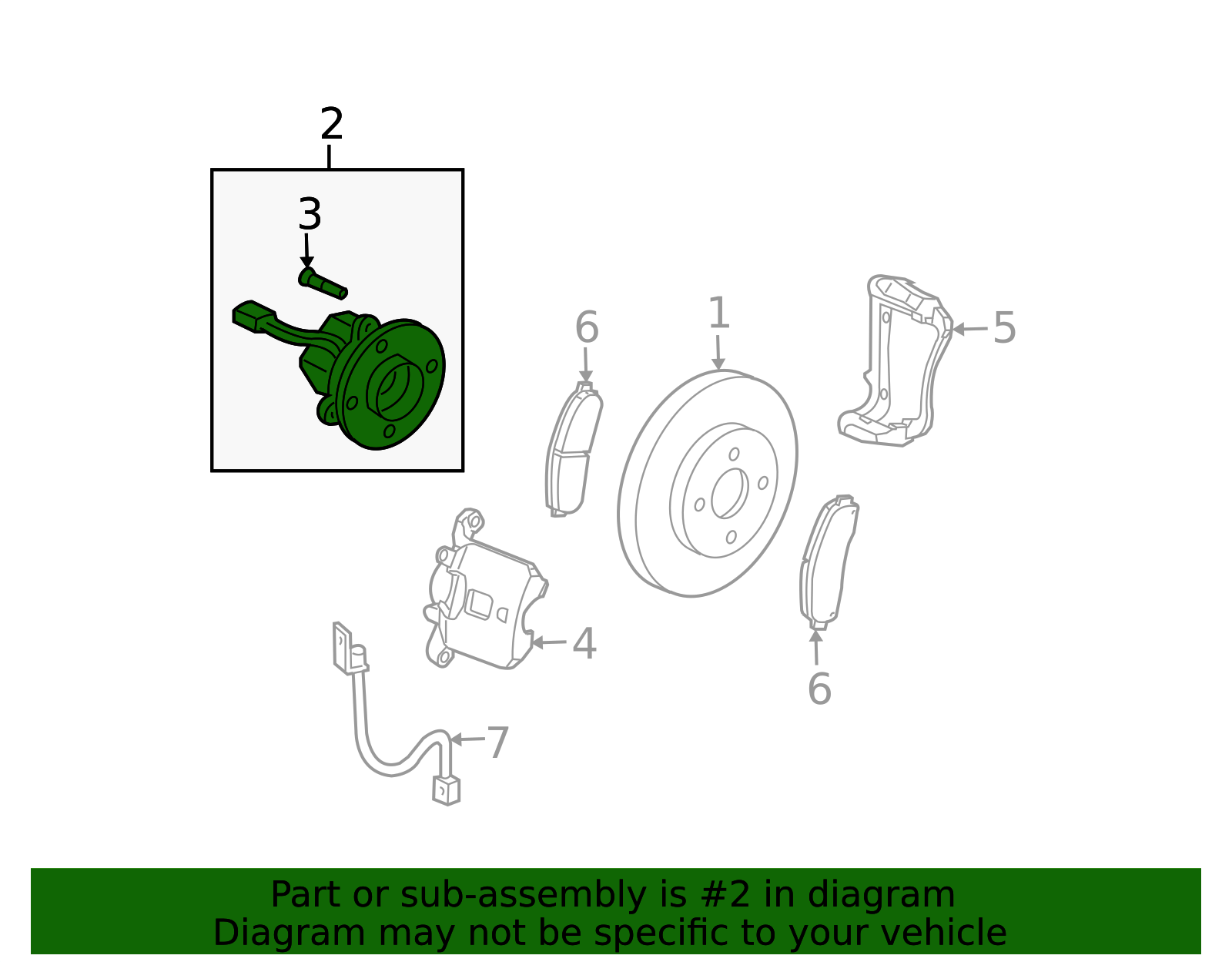 Front Wheel Hub and Bearing Assembly with Wheel Speed Sensor and Wheel ...