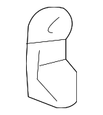 91563SFA003 - Body: Door Weather-strip Clip for Honda Image