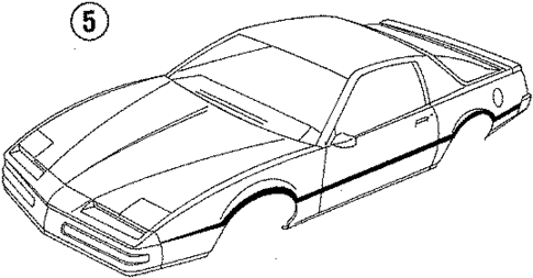 Stripe Tape for 1985 Pontiac Firebird #1