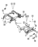 5080737AA - Interior Trim: Seat Nut for Mopar Image image