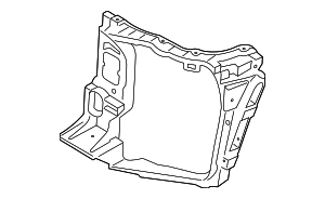 95B805295E - Body: Radiator Support Side Panel for Porsche Image