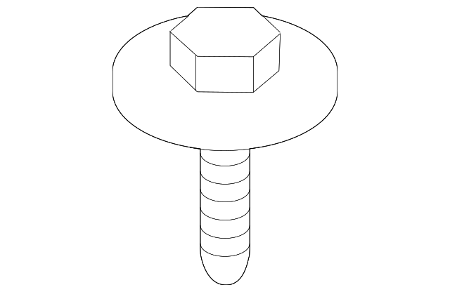 Guide Bracket Screw - Porsche (N-911-080-01)