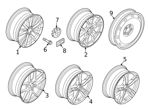 Wheels for 2020 BMW M235i xDrive Gran Coupe #0
