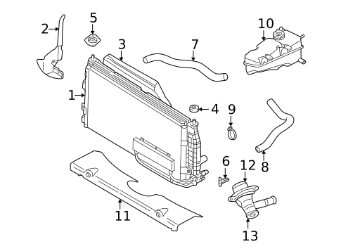 Radiator & Components for 2004 Dodge Intrepid #0