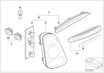 63256935790 - Retrofitting / Conversion / Accessories: Third Stoplamp White for Mini Image