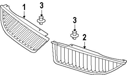 Grille & Components for 2004 Mitsubishi Diamante #0