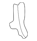 4296596 - Body: Hinge Pillar Reinforcement for Saab: 9-3, 900 Image