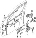 8173060E00 - : Rear Guide for Suzuki Image