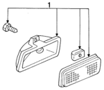 E6DZ15A201A - Electrical: Cornering Lamp for Ford: Taurus Image