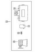 4886374AB - Mopar Accessories - Component Parts: Alarm Or Keyless Transmitter for Mopar Image