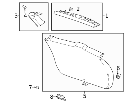 Interior Trim for 2022 Chevrolet Trax #0