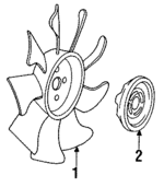 ZZL215140A - : 1991-1994 Mazda - Fan Blade for Mazda: B4000, Navajo Image