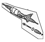 4K1423053G - Steering: Steering Gear for Audi: A6 allroad, A6 Quattro, A7 Sportback, RS6 Avant, RS7 Sportback, S6, S7 Sportback Image