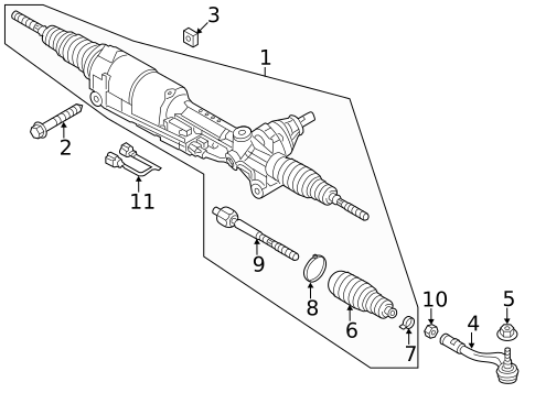 Steering Gear & Linkage for 2022 Audi A6 Quattro #0