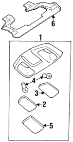 264303B013 - : Console Assembly for Nissan: Pickup Image