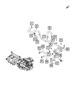 68314248AA - Air Conditioners and Heaters: Tube Bracket for Mopar Image
