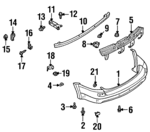 8972337110 - : Bracket for Isuzu Image