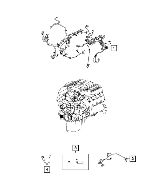 Wiring-Powertrain for 2019 Dodge Durango #0