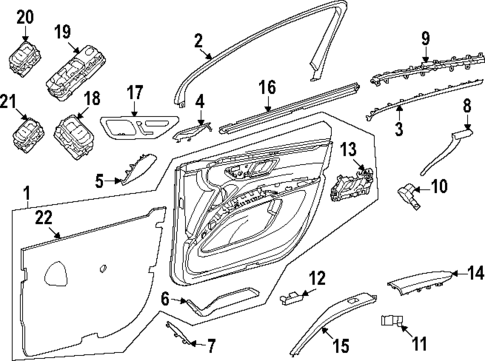 Power Seats for 2023 Mercedes-Benz EQS 450 SUV #3