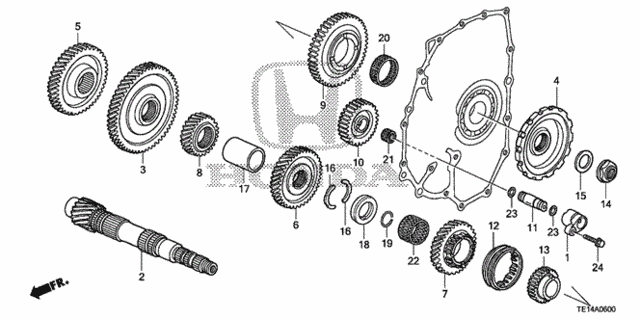 AT Countershaft (L4) for 2012 Honda Accord #0