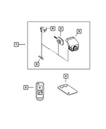 68021566AB - Electrical: Remote Control Complete Key for Mopar Image