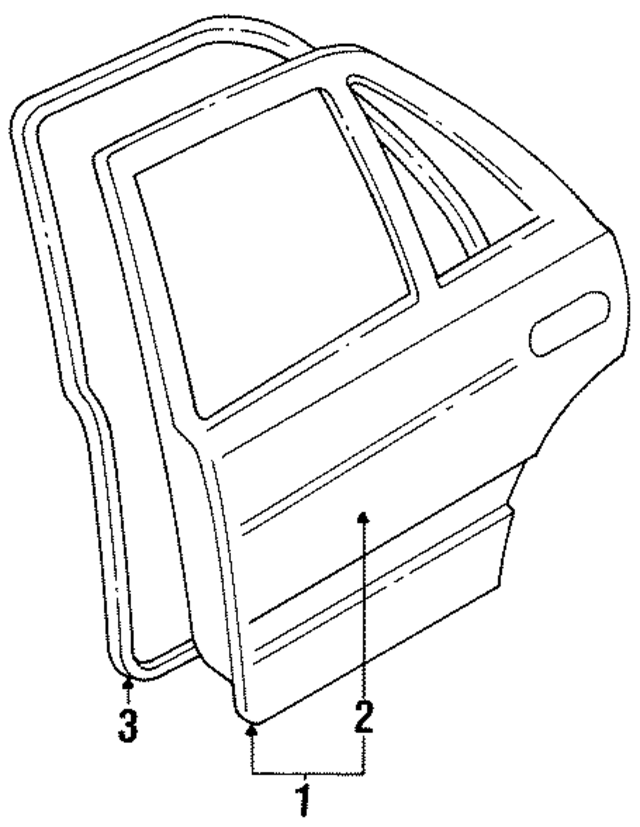K24A73020 - : Door Shell for Kia Image