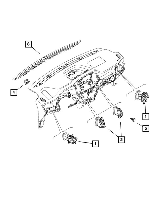 6514762AA - Interior Trim: Screw for Mopar Image