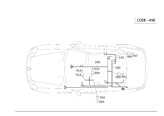 2305408032 - Electrical System: Electric Line for Mercedes-Benz: SL500, SL55 AMG, SL550, SL600, SL63 AMG, SL65 AMG Image image