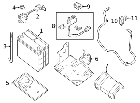 Battery for 2014 Nissan LEAF #0