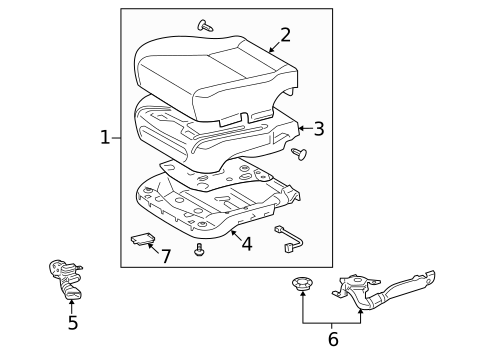 Heated Seats for 2009 Lexus LS600h #1