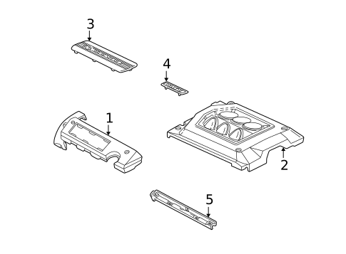Engine Appearance Cover for 2002 Acura MDX #0