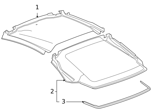 Interior Trim - Top for 2006 Pontiac G6 #0