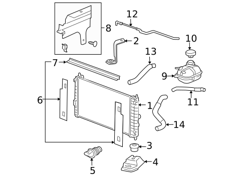 Hardware, Fasteners & Fittings for 2005 Chevrolet Cobalt #0
