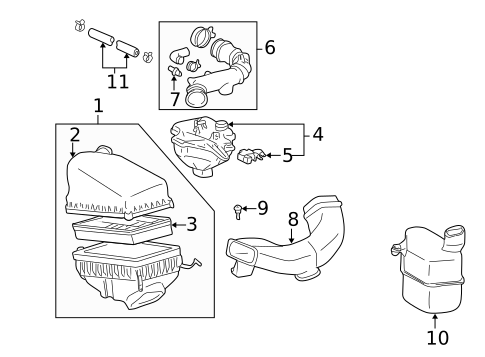 Filters for 2001 Toyota Camry #0