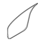 82130T1000 - Body: Door Weather-strip for Hyundai Image