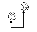 LR000753 - Engine: Air Cleaner Assembly Insulator for Land Rover: Defender 110, Defender 130, Defender 90, Discovery, Discovery Sport, LR2, Range Rover, Range Rover Evoque, Range Rover Sport, Range Rover Velar Image