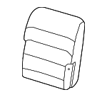 3C3Z2560136DAA - Body: Seat Back Assembly for Ford: Excursion Image