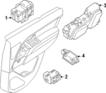 LR150586 - : Switch for Land-Rover Image
